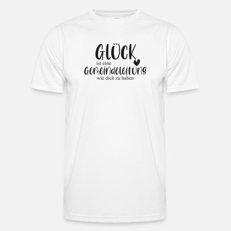 Gemeindeleitung Ehrenamt Gemeinde Geschenk - Männer Funktions-T-Shirt - Weiß