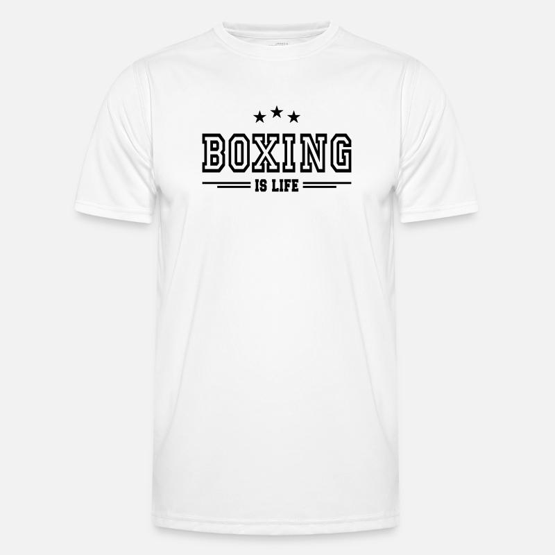 Boxing is life 2 - Men's Functional T-Shirt - white