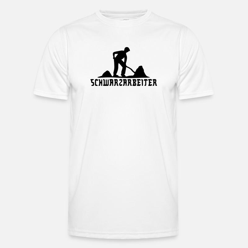 Schwarzarbeiter Männer Funktions-T-Shirt