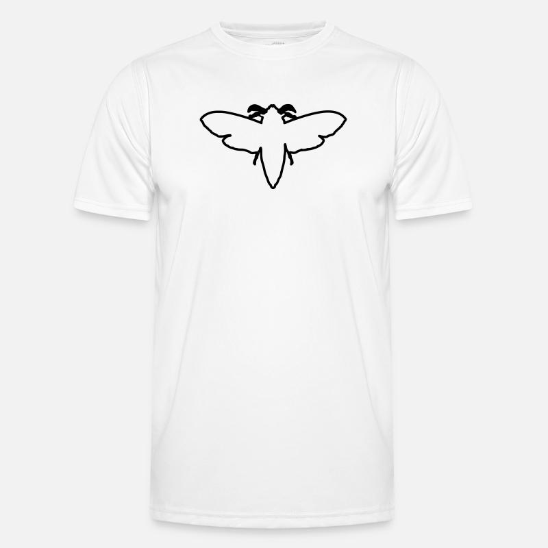 Moth 2 - Men's Functional T-Shirt - white