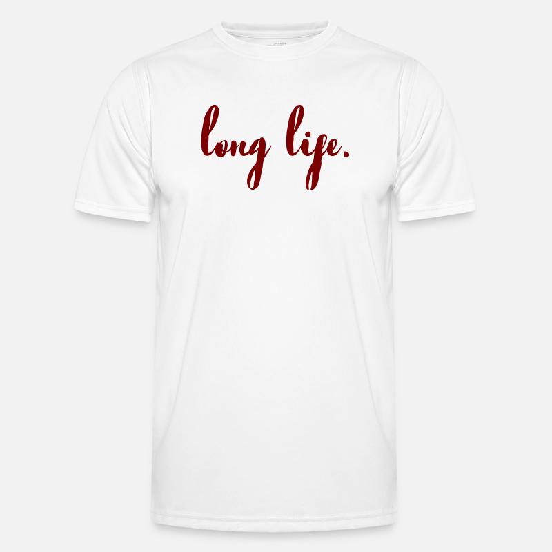 Long Life Script Men's Functional T-Shirt