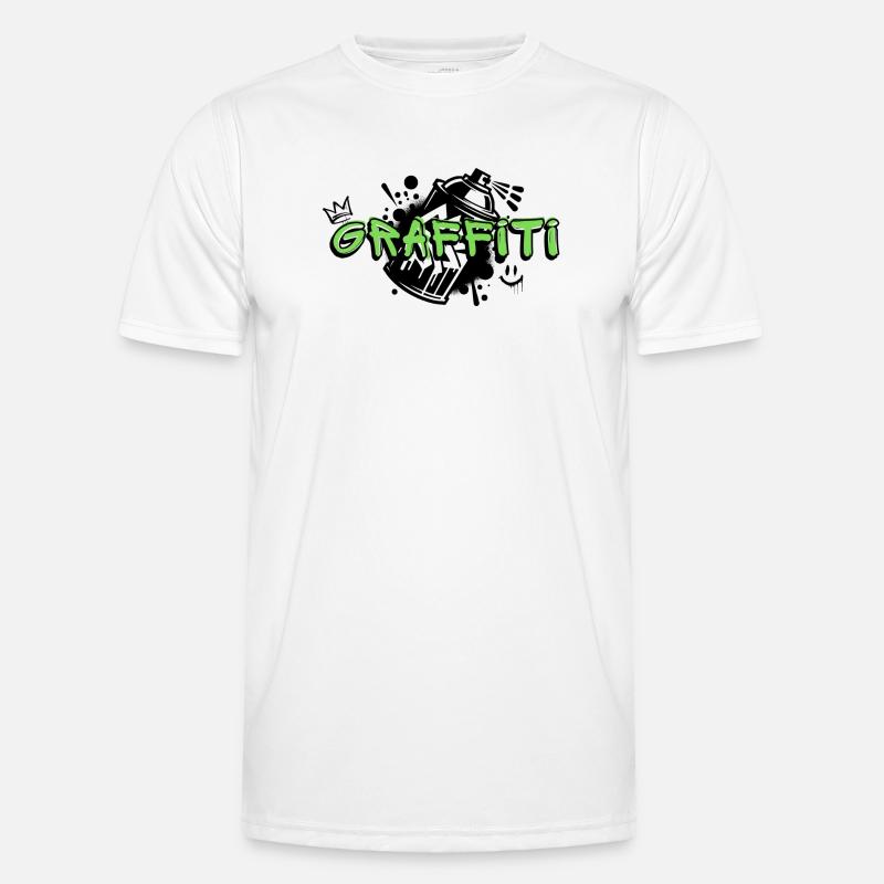 Graffiti Männer Funktions-T-Shirt