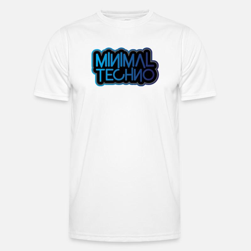 Minimal Techno Men's Functional T-Shirt