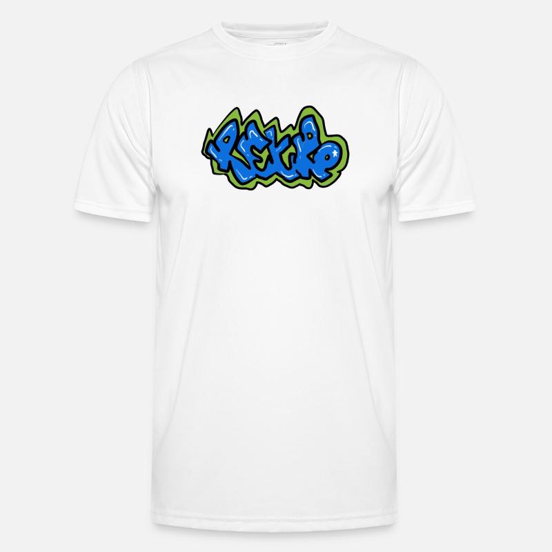 Retro graffiti design Men's Functional T-Shirt