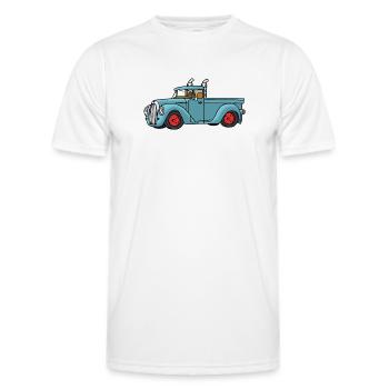 Pick Up - Men's Functional T-Shirt - white - Front - AI Model Male 178 dark (178cm)
