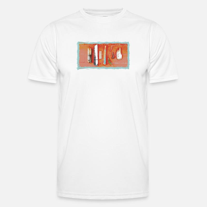 Rustic flotsam range - Men's Functional T-Shirt - white