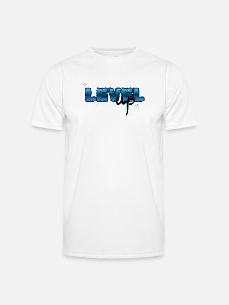 Level Up, Birthday - Men's Functional T-Shirt - white