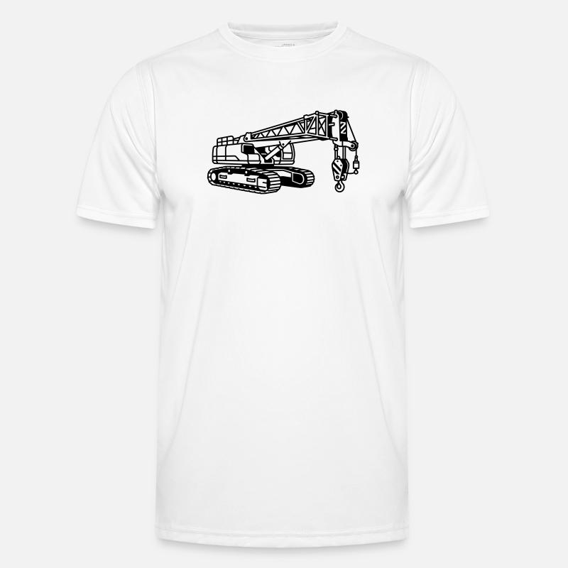 Crane Machine - Men's Functional T-Shirt - white