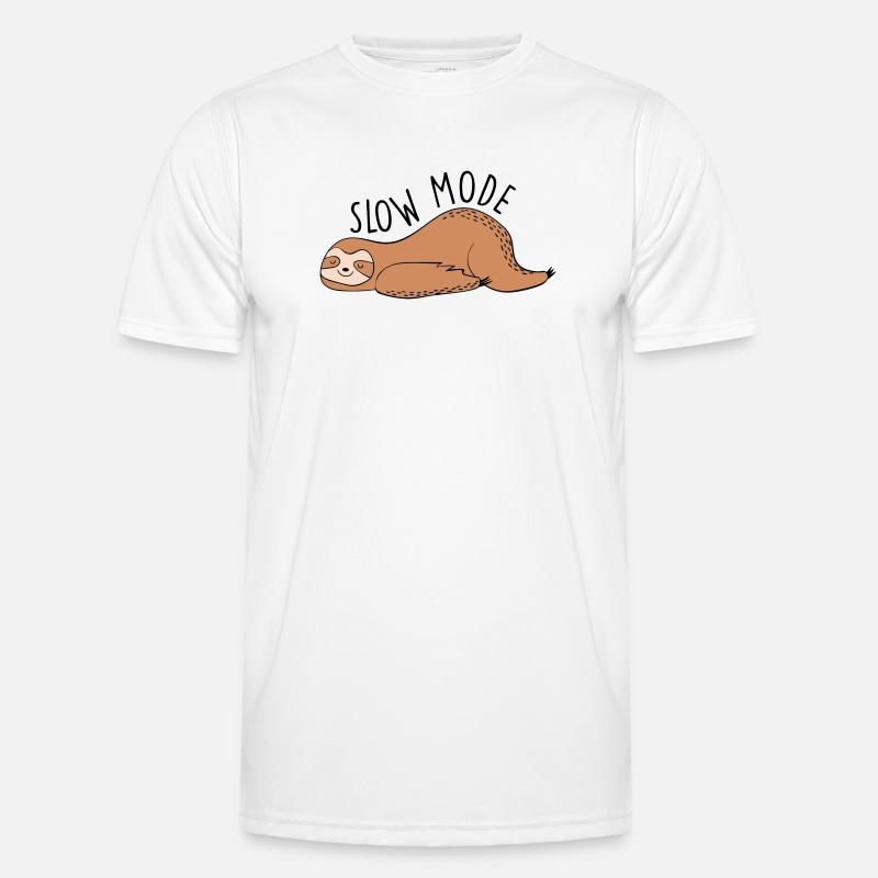 Fauler Langsammodus Männer Funktions-T-Shirt