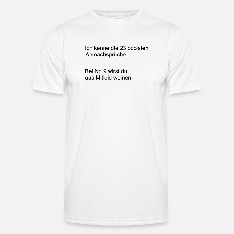 Die coolsten Anmachsprueche Männer Funktions-T-Shirt