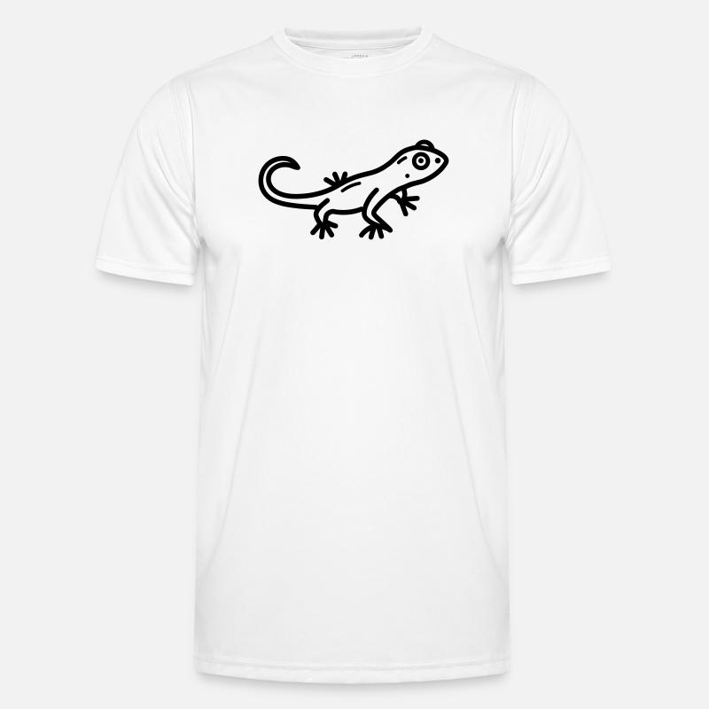 lizard - Men's Functional T-Shirt - white