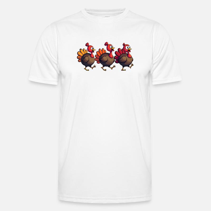 Bébé dinde de Thanksgiving T-shirt sport Homme