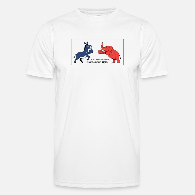 Das Parteien-Duell Männer Funktions-T-Shirt