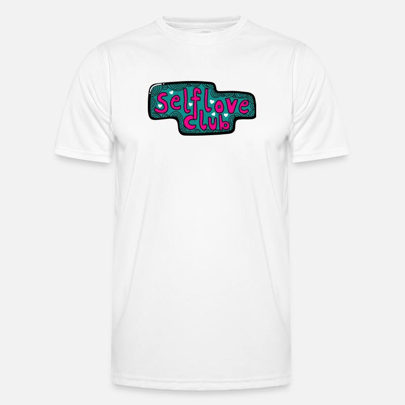 Selflove Club - Men's Functional T-Shirt - white