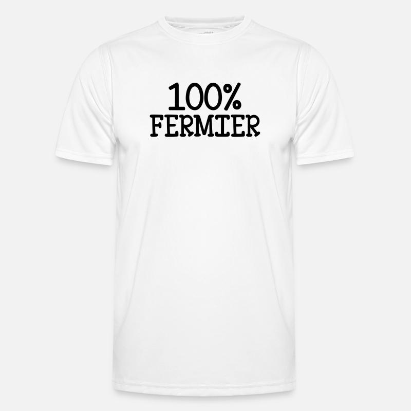 100% Fermier T-shirt sport Homme