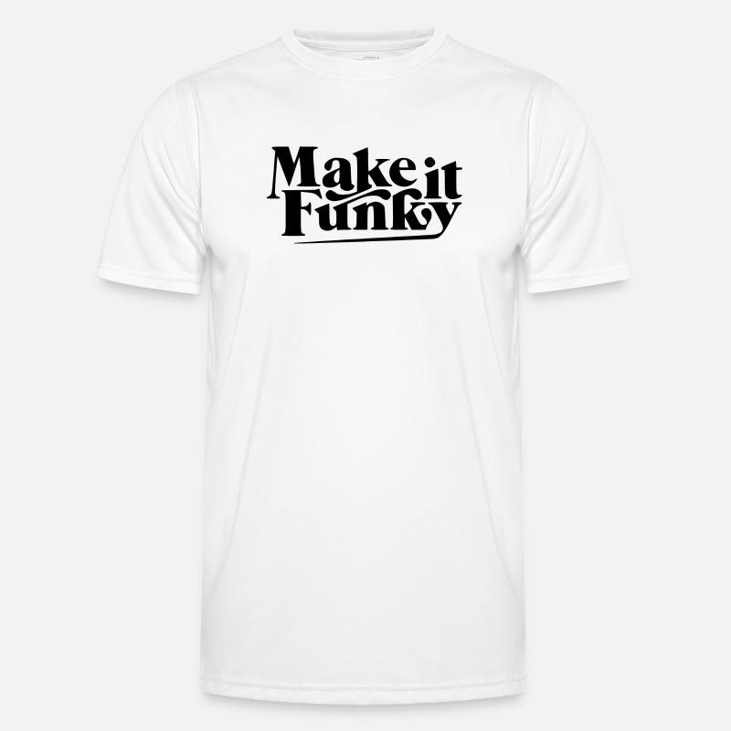 Make it funky - Men's Functional T-Shirt - white
