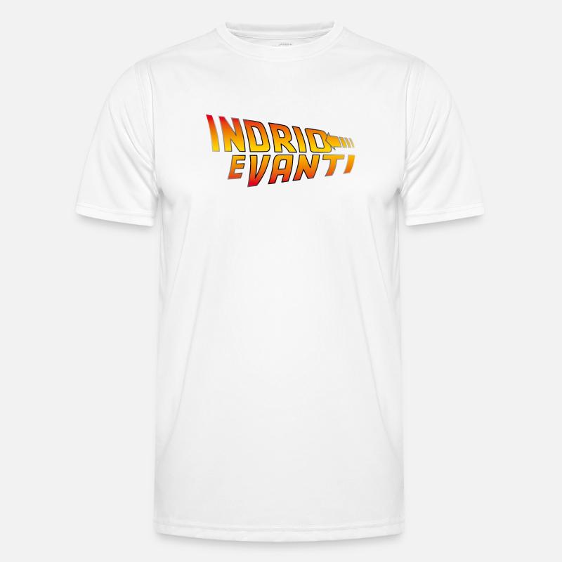 Indrio e vanti - back and forward - Men's Functional T-Shirt - white