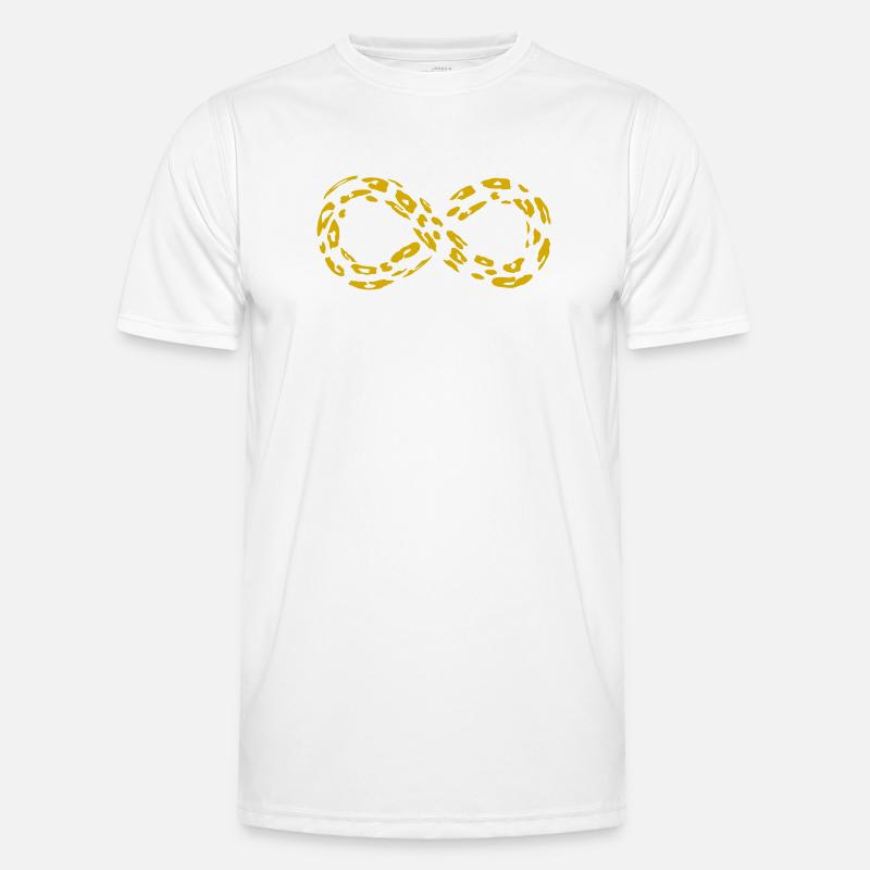 Leopard Infinity Loop (alternativ) Männer Funktions-T-Shirt