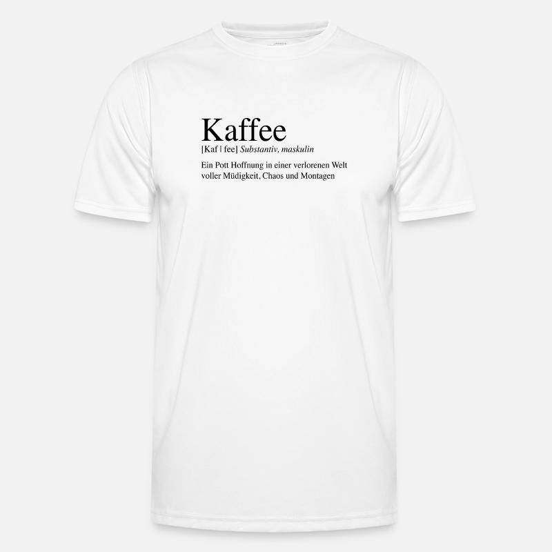 Kaffee - Ein Pott Hoffnung ... Männer Funktions-T-Shirt