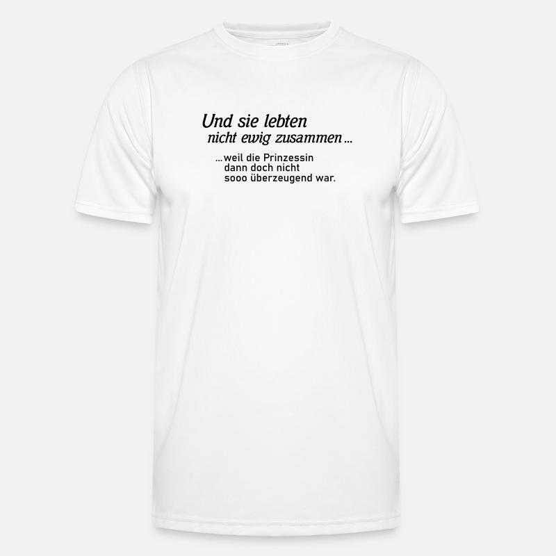 Scheidungsparty Prinz Männer Funktions-T-Shirt