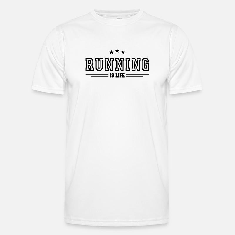 running is life Men's Functional T-Shirt