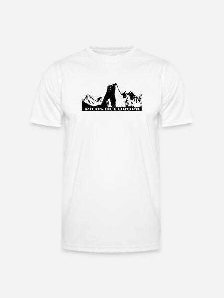 PICOS DE EUROPA - Men's Functional T-Shirt - white