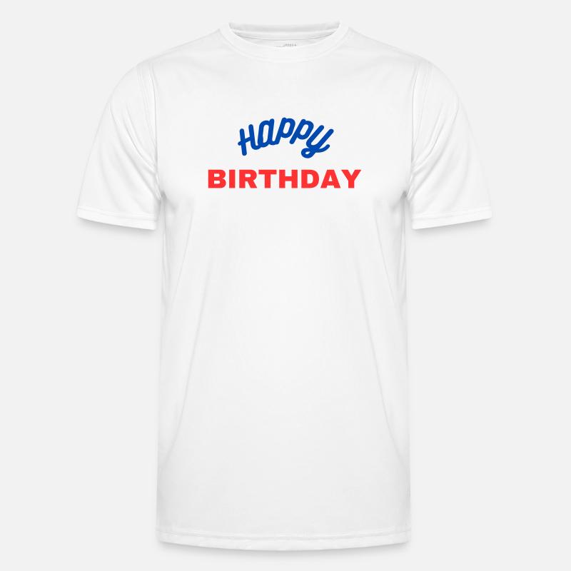 Joyeux anniversaire classique T-shirt sport Homme