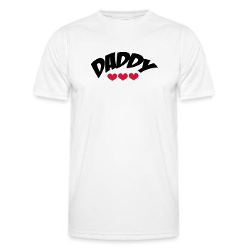 Daddy - Men's Functional T-Shirt - white - Front - AI Model Male 178 dark (178cm)