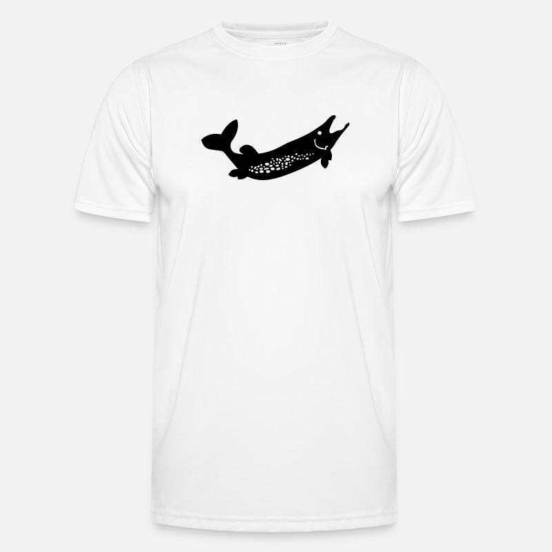 Fisch Männer Funktions-T-Shirt