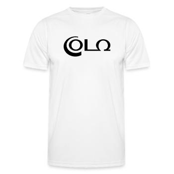 Cola - illustration vecteur - T-shirt sport Homme - blanc - Devant - AI Model Male 178 dark (178cm)