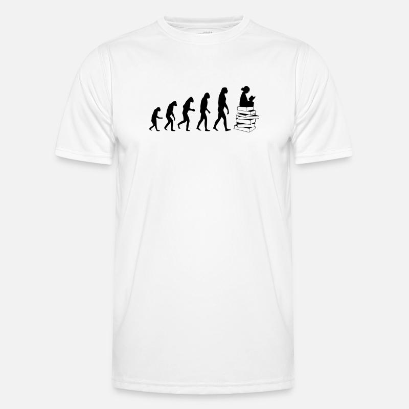 Read evolution - Men's Functional T-Shirt - white
