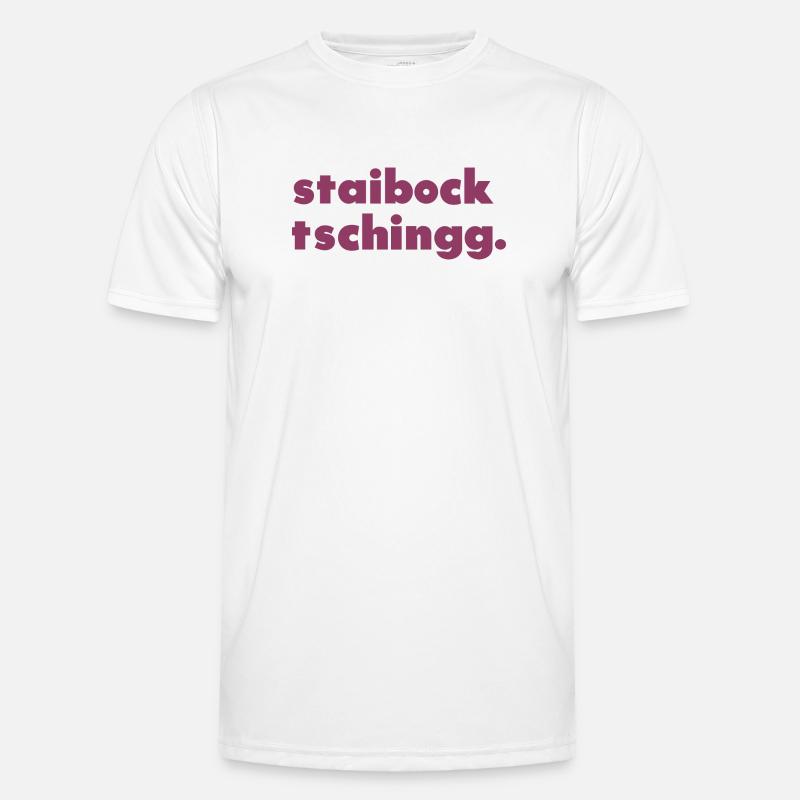 staibocktschingg. Männer Funktions-T-Shirt