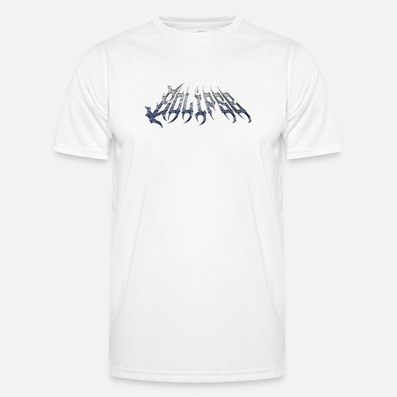 Eclipse - cold metal chrome text Men's Functional T-Shirt