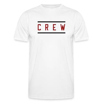 équipage - T-shirt sport Homme - blanc - Devant - AI Model Male 178 dark (178cm)