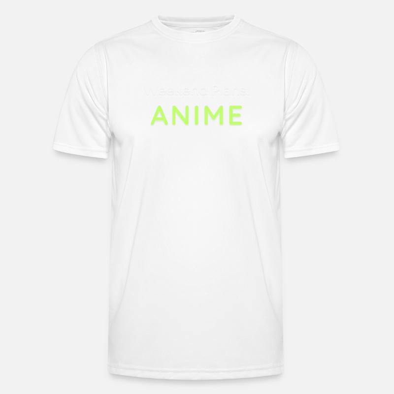 Anime Weekend Plans Conception graphique T-shirt sport Homme