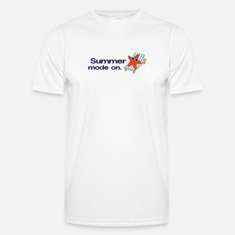 Mode été activé – Vacances, Soleil, Mer, Déclaration T-shirt sport Homme