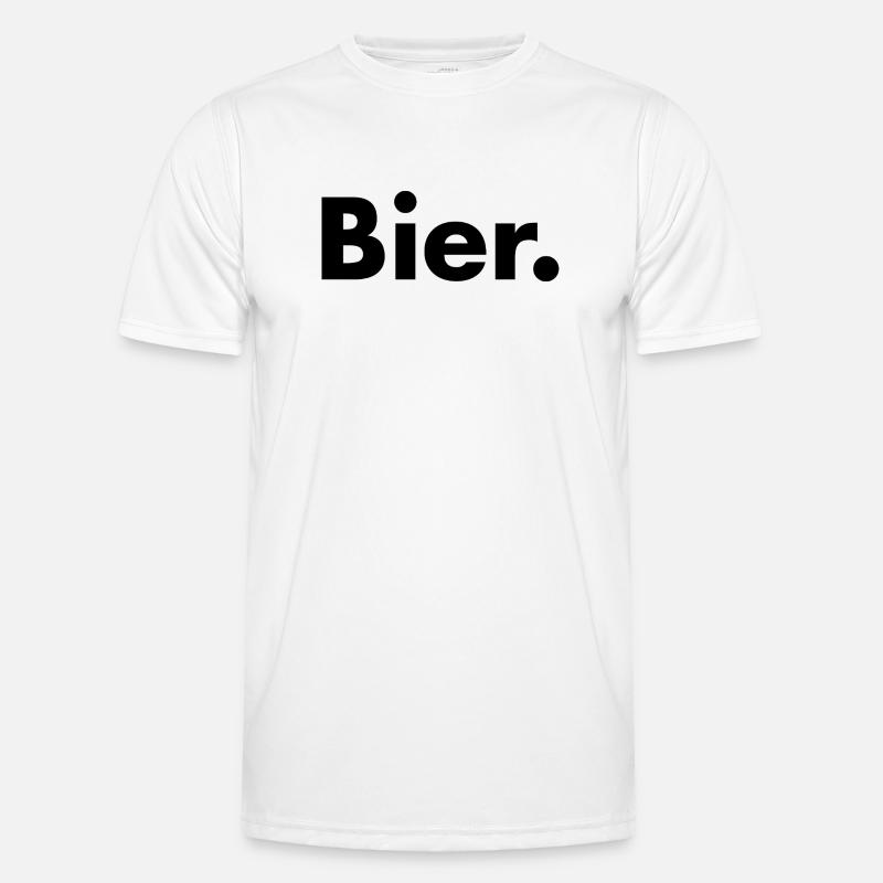 Bier. Männer Funktions-T-Shirt
