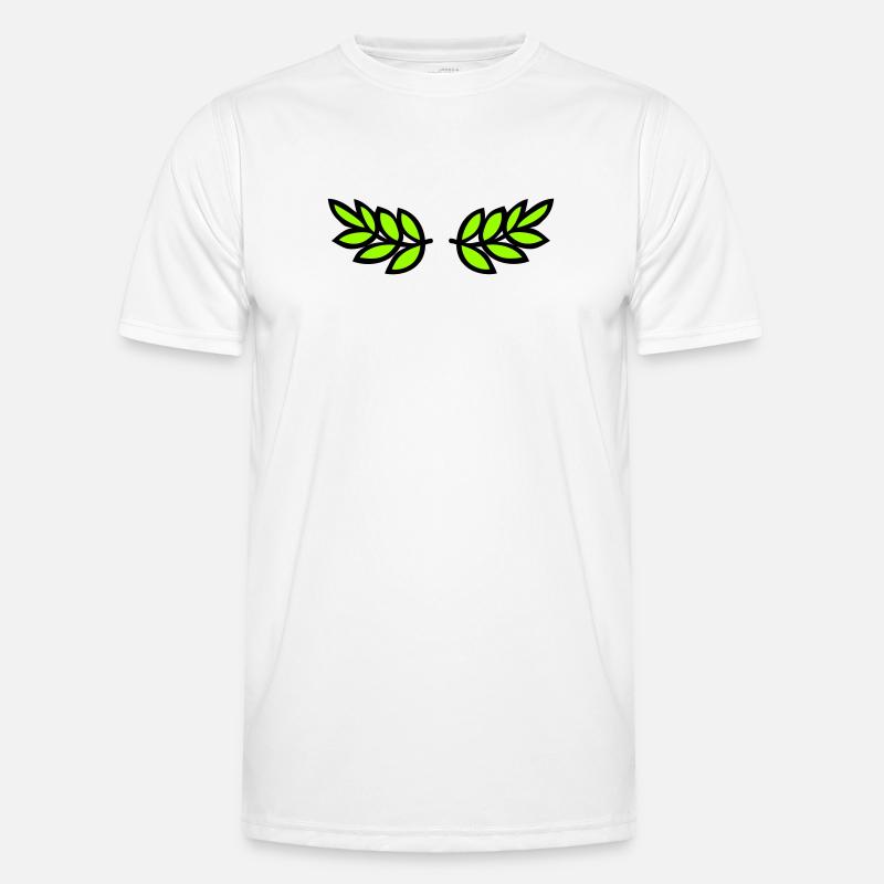 Lorbeer (Flach) Männer Funktions-T-Shirt