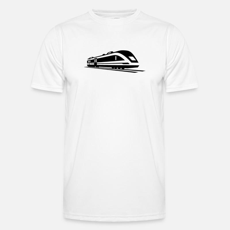 Graphique de train T-shirt sport Homme