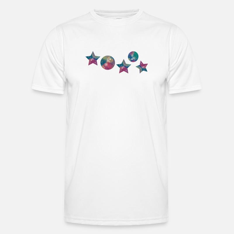  Sterne Weihnachten  Männer Funktions-T-Shirt