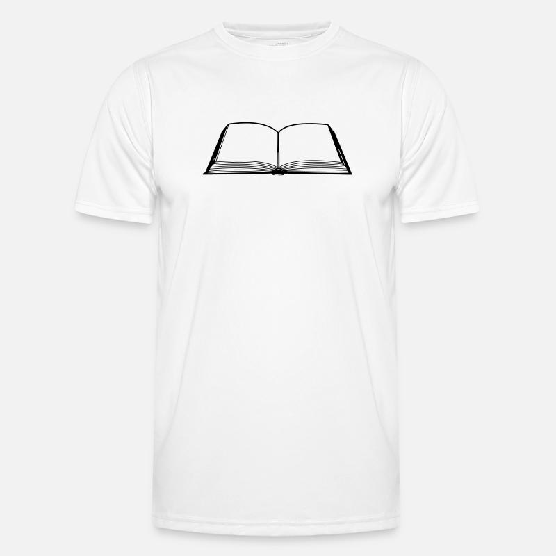 Buch leeren Männer Funktions-T-Shirt