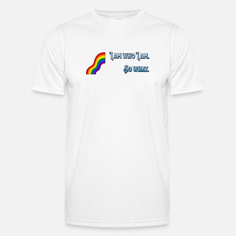 Ich bin Männer Funktions-T-Shirt