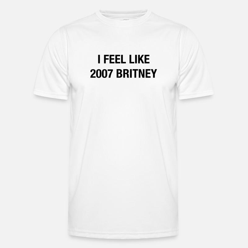Je me sens comme Britney 2007 – Un t-shirt pop de l’an 2000 T-shirt sport Homme