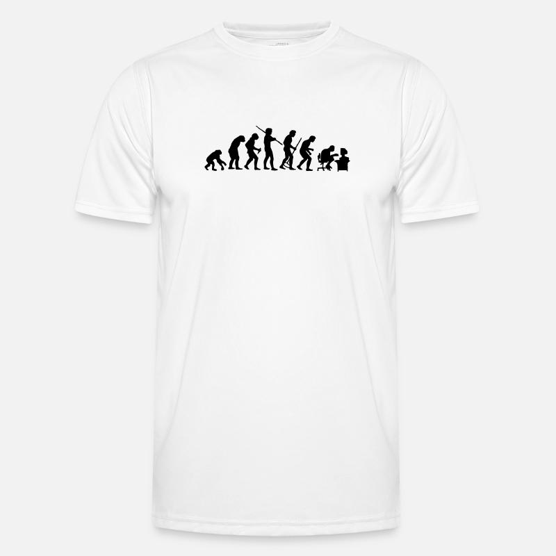 Evolution - Men's Functional T-Shirt - white