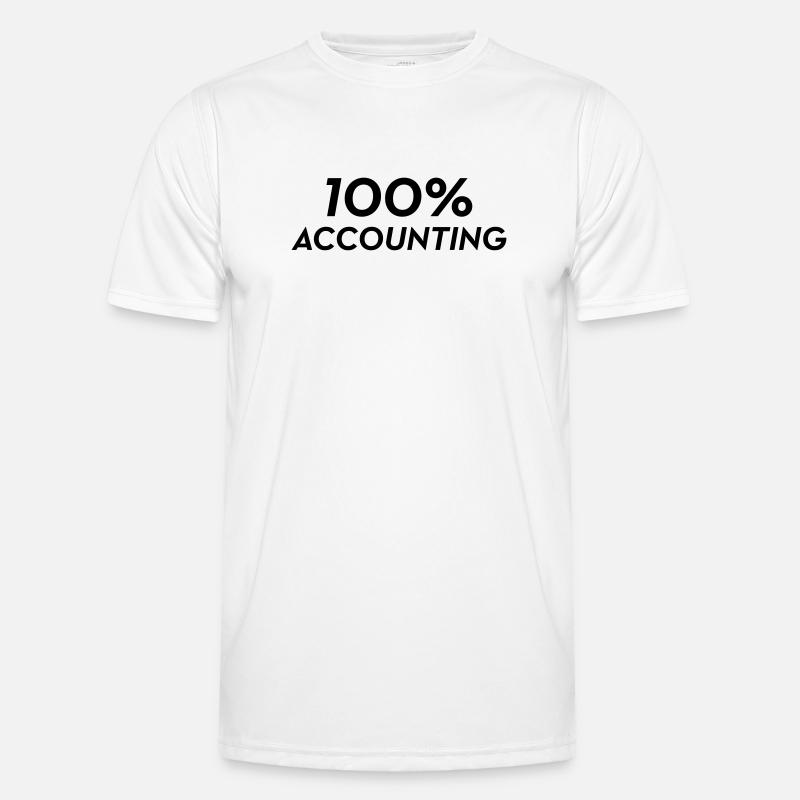 Accountant / Accounting / Comptable / Comptabilité - Men's Functional T-Shirt - white