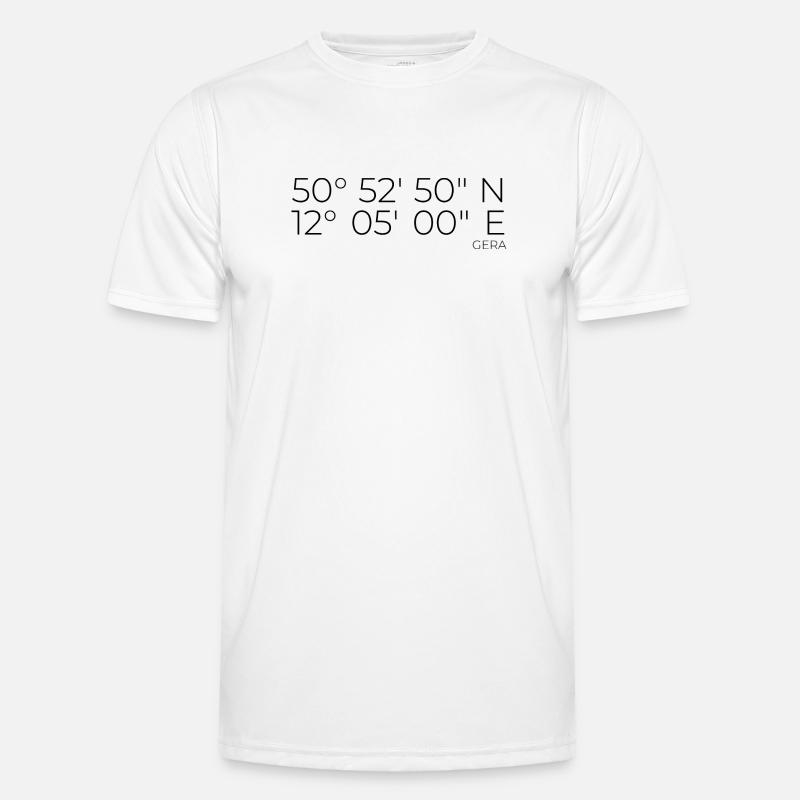 Coordinates Gera - Men's Functional T-Shirt - white