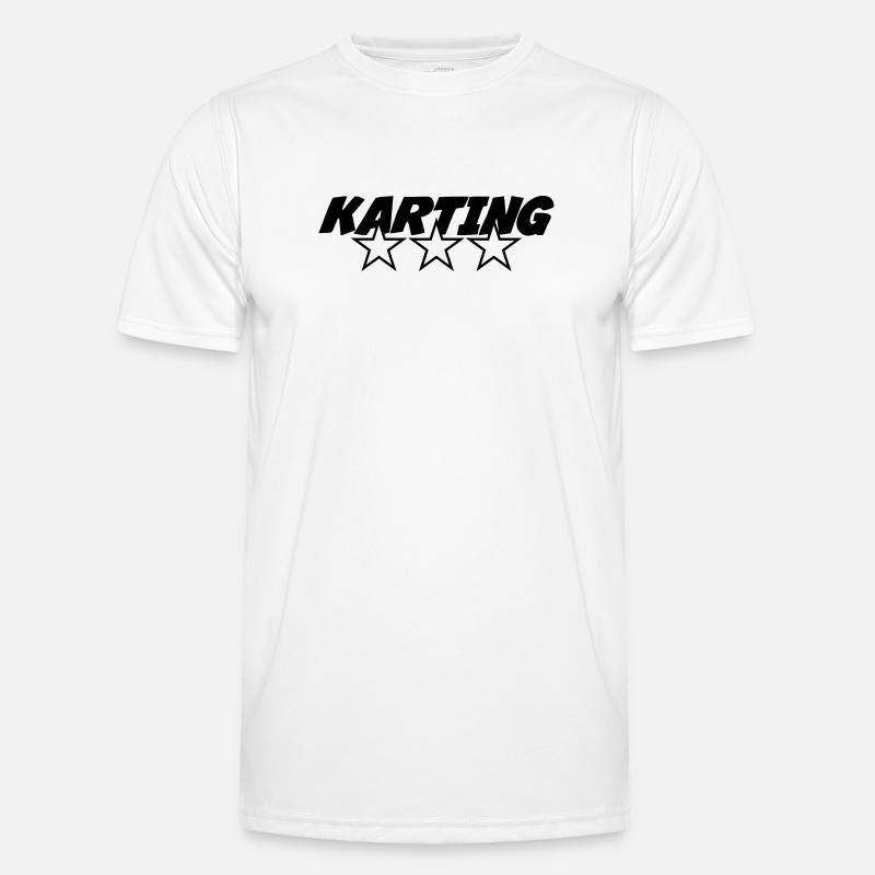 Karting - Men's Functional T-Shirt - white