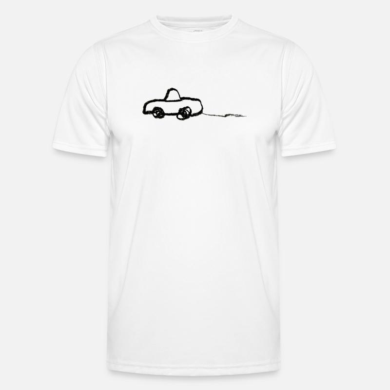 Auto Männer Funktions-T-Shirt