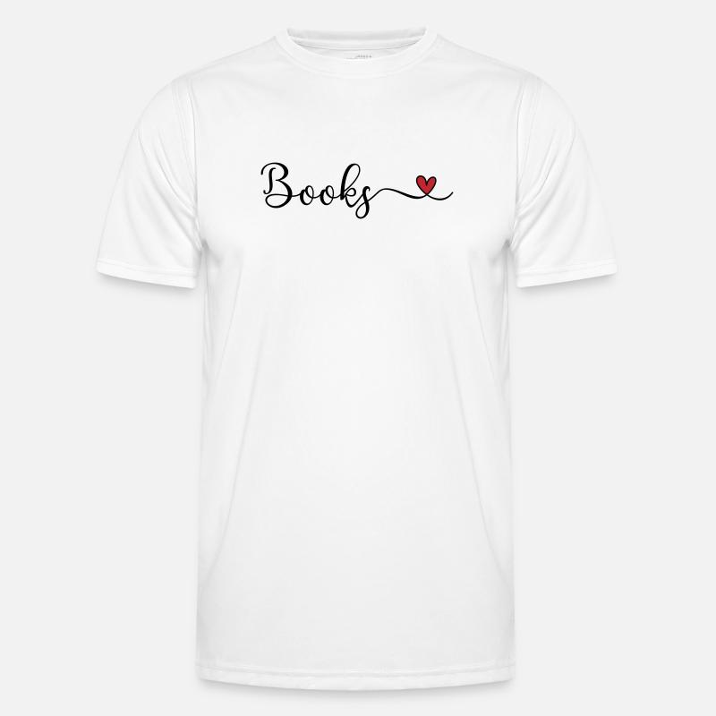 Bücher Männer Funktions-T-Shirt