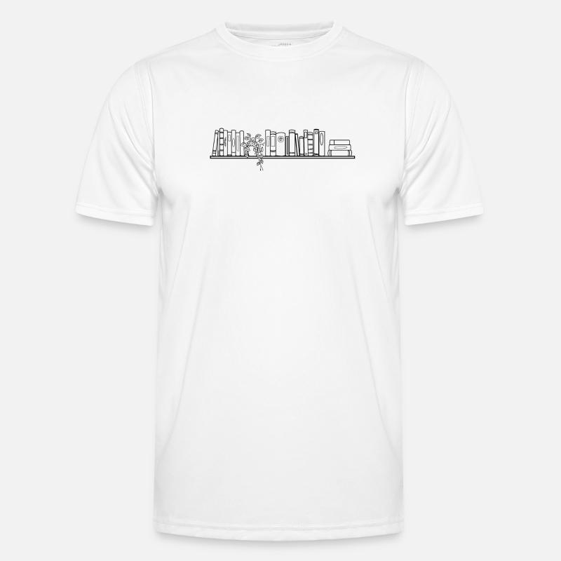 bookcase - Men's Functional T-Shirt - white